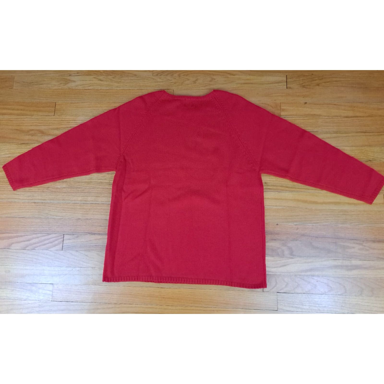 Gap VINTAGE Gap Women Merino Wool Red Sweater M Pullover Wool Red Women Medium Size 26in long 22in pit to pit Size M / US 6-8 / IT 42-44 - 5 Thumbnail