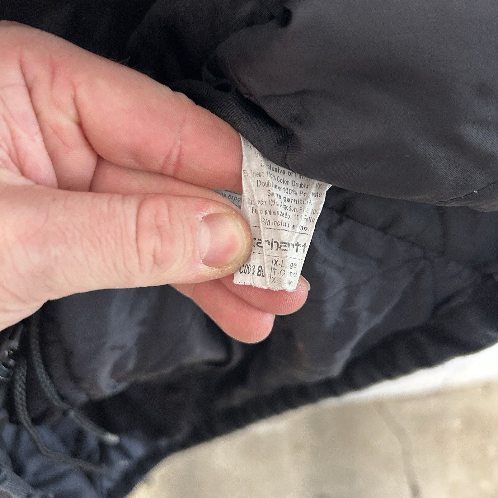 Carhartt Carhartt Quilt-Lined Artic Traditional Jacket “Black” C003 Size US XL / EU 56 / 4 - 14 Thumbnail
