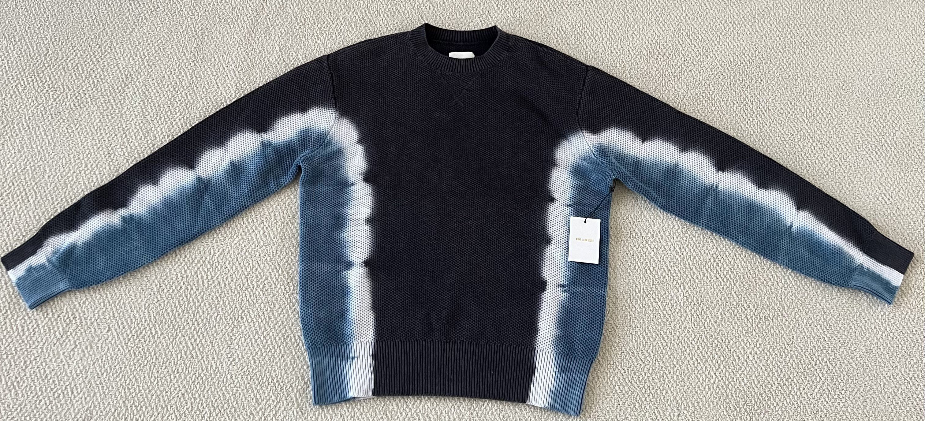 Aime Leon Dore Aime Leon Dore Tie Dye Crewneck Sweater Jet Black 