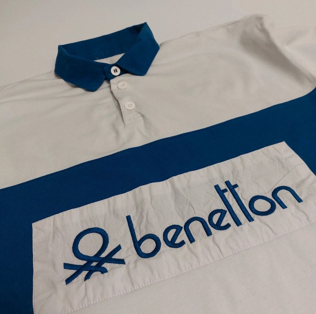 Benetton Benetton Rugby Shirt Pablo Escobar Narcos Size US S / EU 44-46 / 1 - 3 Thumbnail