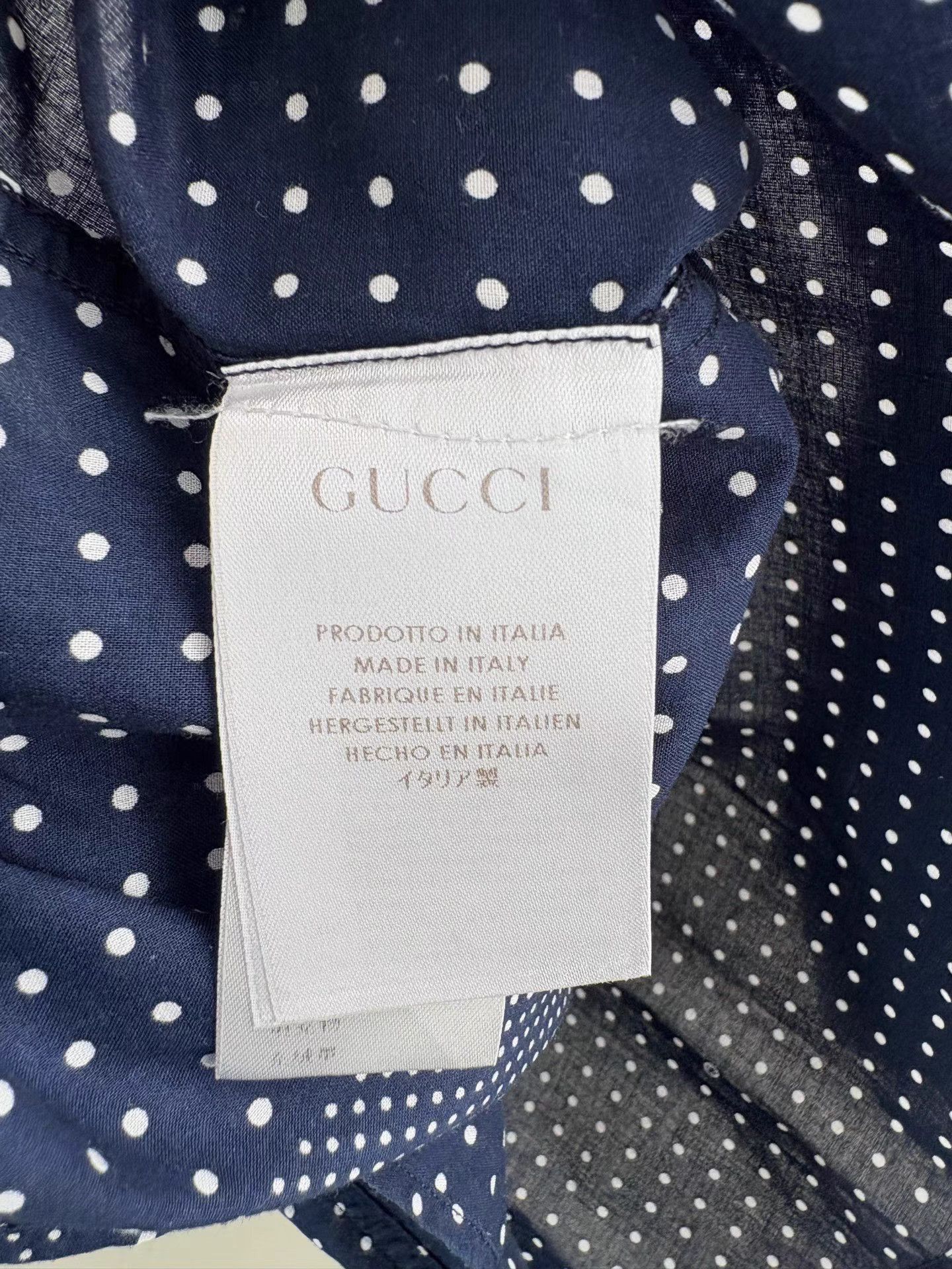 Gucci GUCCI Spotted Long Sleeve Shirt Size US XXS / EU 40 - 5 Thumbnail