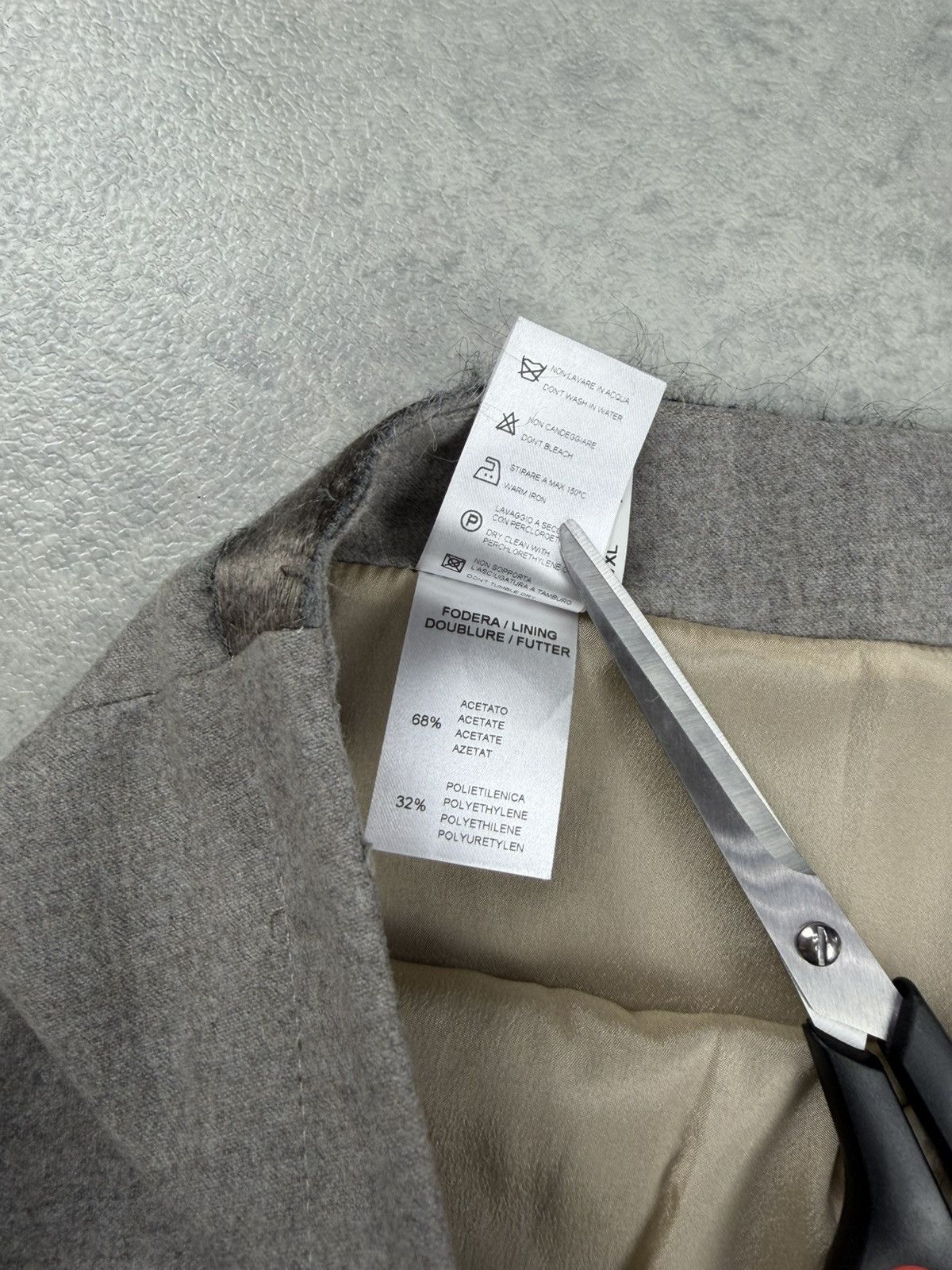 Fabiana Filippi Fabiana Filippi Wool Cashmere Skirt Grey Size XL Size 34" / US 12 / IT 48 - 12 Thumbnail