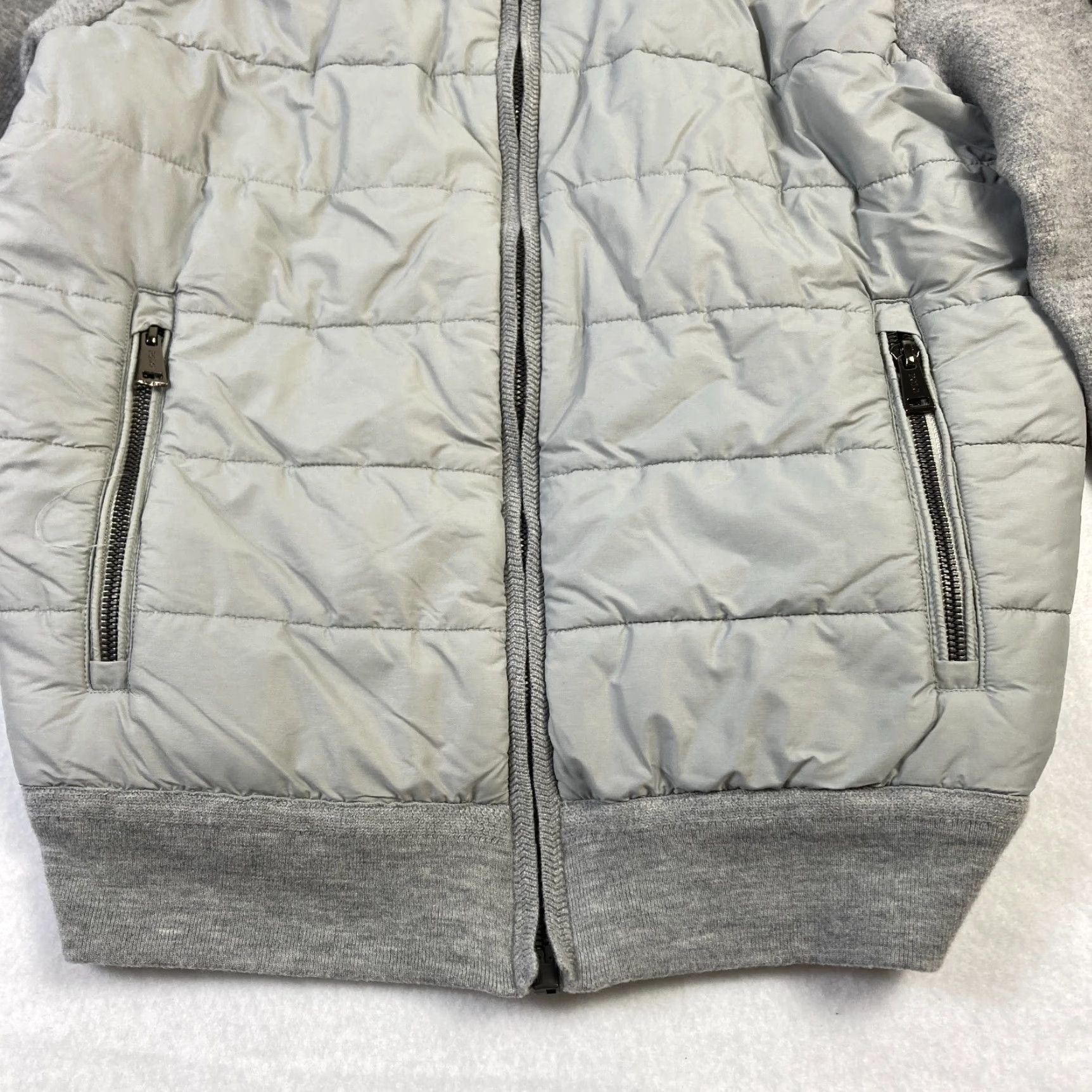 Ralph Lauren Polo Ralph Lauren Bomber Jacket Women's Medium Gray Wool Full Zip Long Sleeve Size M / US 6-8 / IT 42-44 - 2 Thumbnail