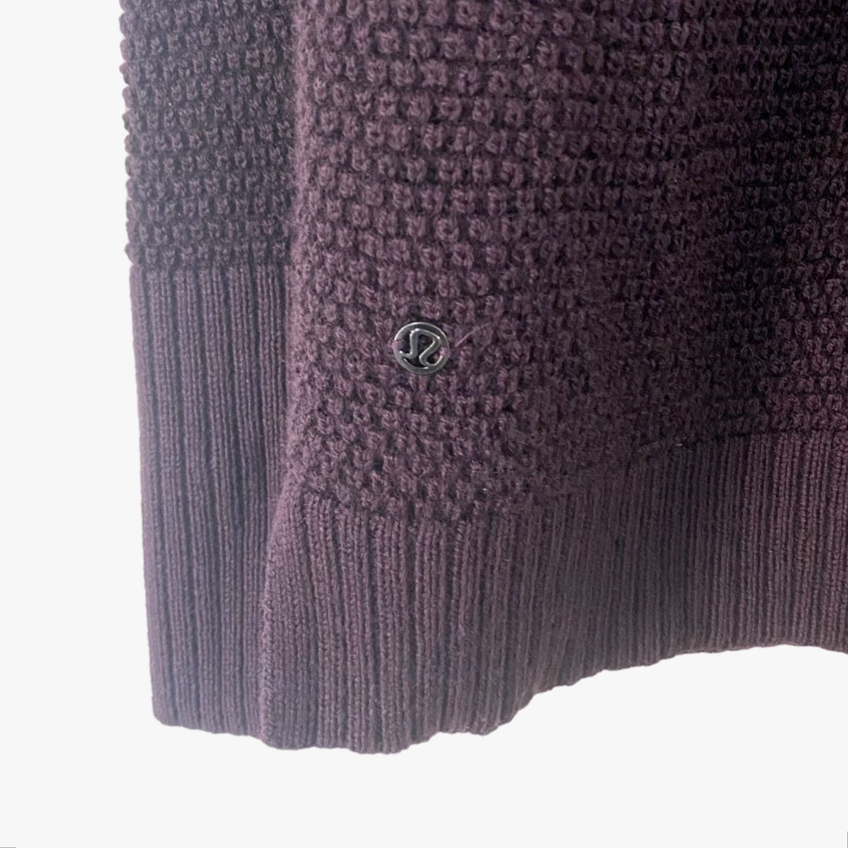 Lululemon Lululemon Warmth & Restore Merino Wool Knit Turtle-Neck Pullover Sweater Purple Women's 12 Size XL / US 12-14 / IT 48-50 - 7 Thumbnail