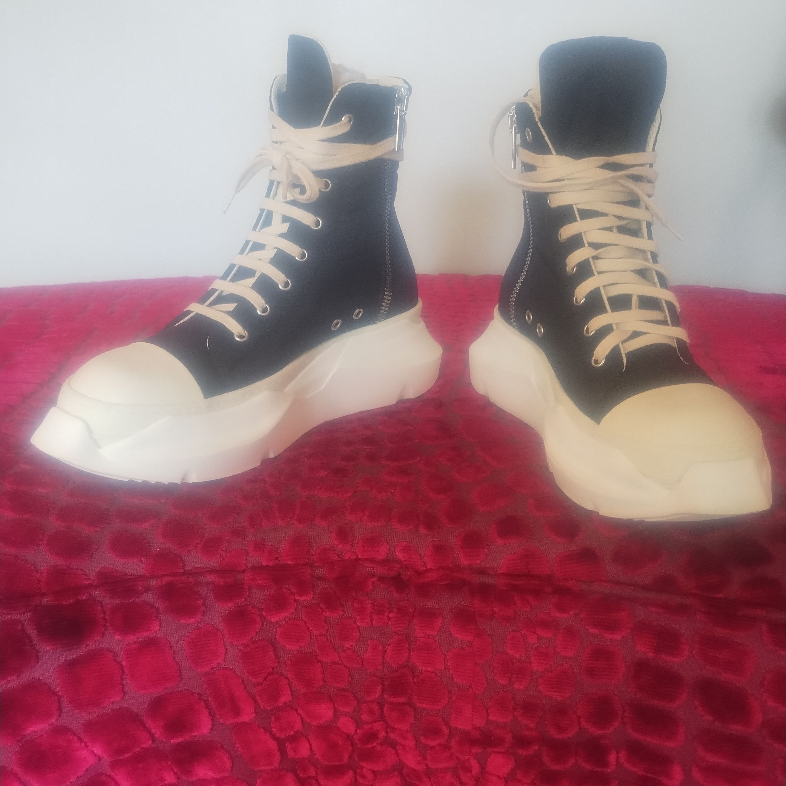 Rick Owens Drkshdw Rick Owens DRKSHDW Abstract “Black Milk Size 39.5 Size US 6.5 / EU 39-40 - 9 Thumbnail