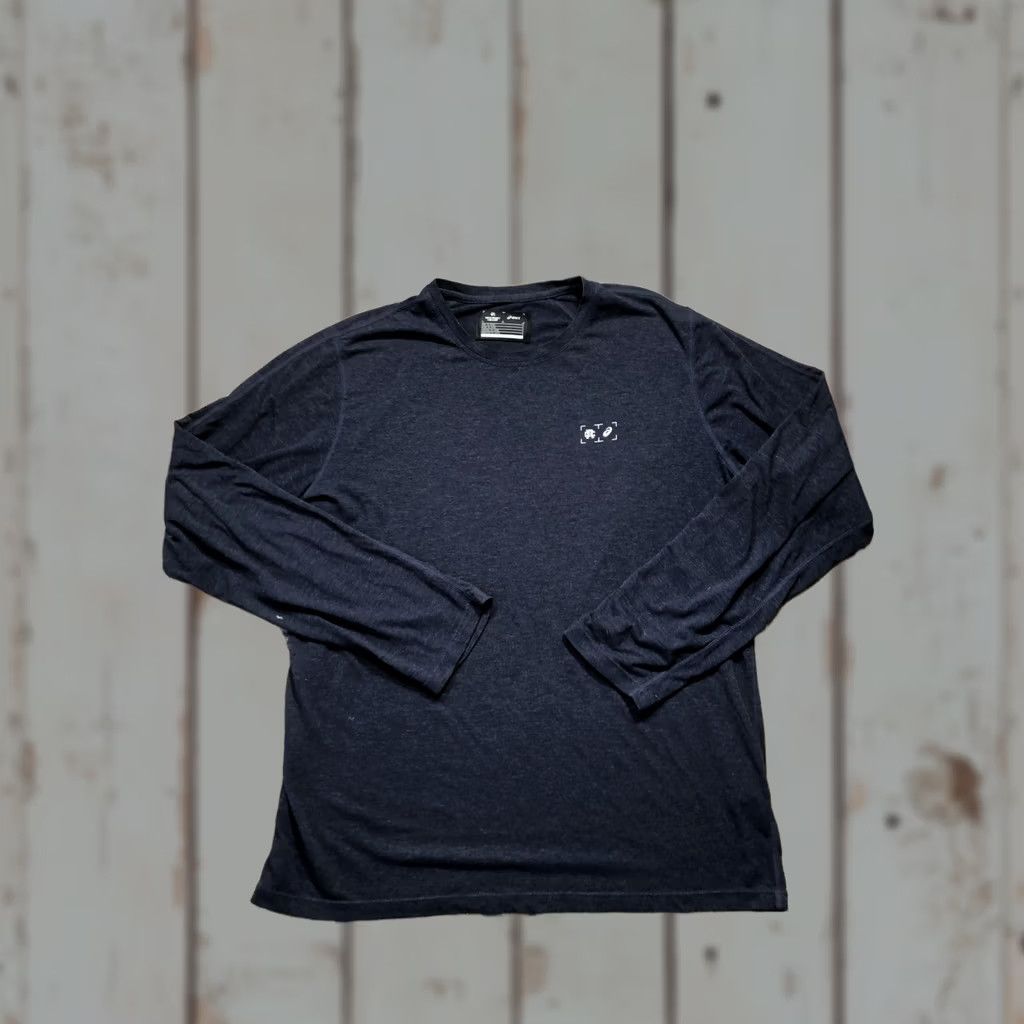 Reigning Champ Reigning Champ x ASICS Shirt Mens Large Navy Long Sleeve Graphic Logo Athletic Size US L / EU 52-54 / 3 - 1 Thumbnail