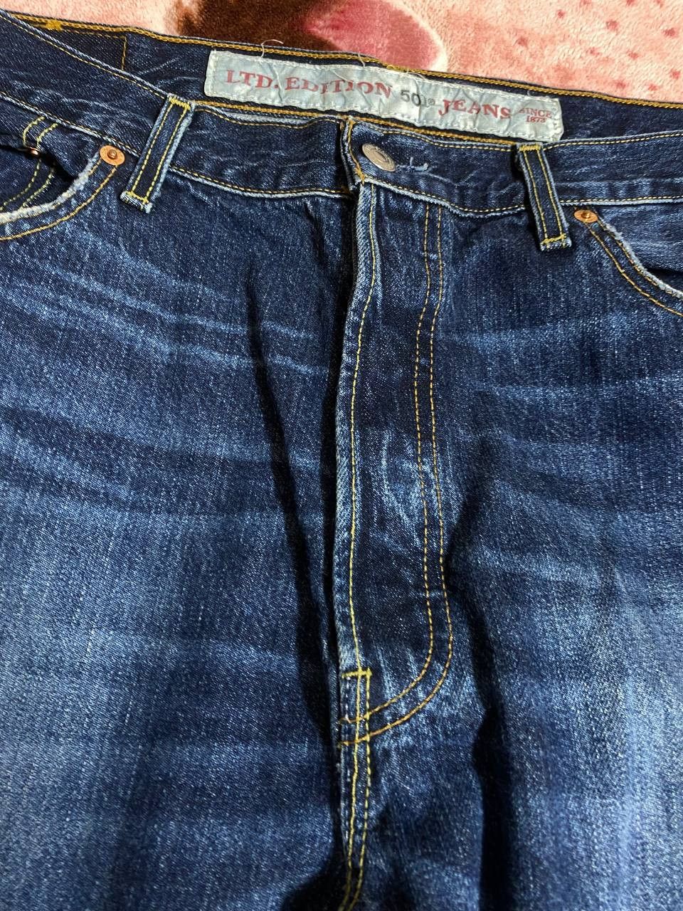 Levi's × Vintage Crazy vintage 90’s Levi’s 501 white essential jeans skater Size US 38 / EU 54 - 14 Thumbnail