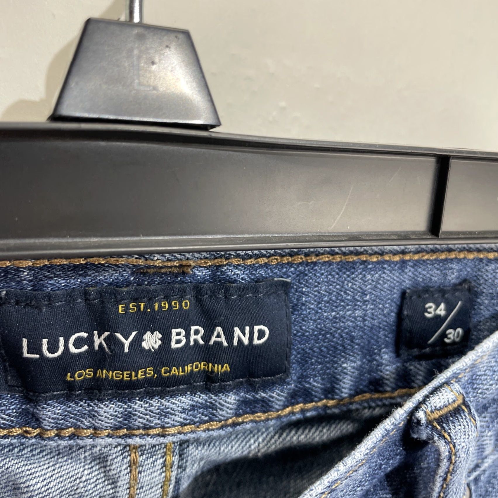 Lucky Brand Lucky Brand Mens Jeans 221 Original Straight Denim 34x30 Medium Wash Blue Size US 34 / EU 50 - 7 Thumbnail