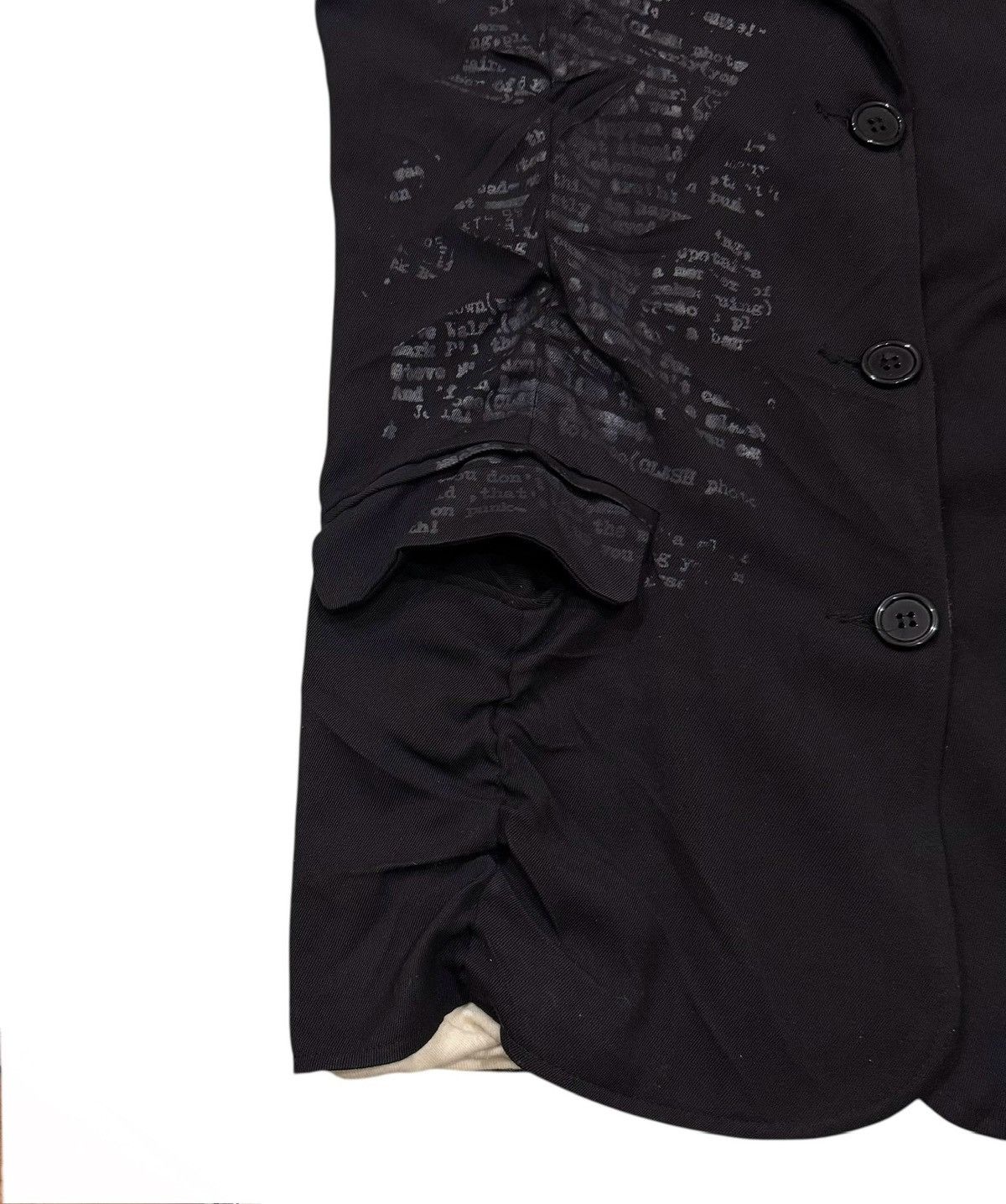 Le Grande Bleu (L.G.B.) Vintage H.Anarchy Wrinkled Seditionaries Buttons Jacket Size US M / EU 48-50 / 2 - 5 Thumbnail