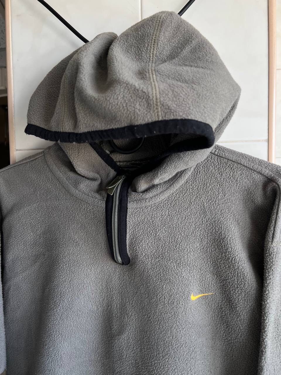 Nike Vintage Y2K Nike Ski Hoodie Fleece Ninja Nylon Sherpa 2000s Size US M / EU 48-50 / 2 - 19 Thumbnail
