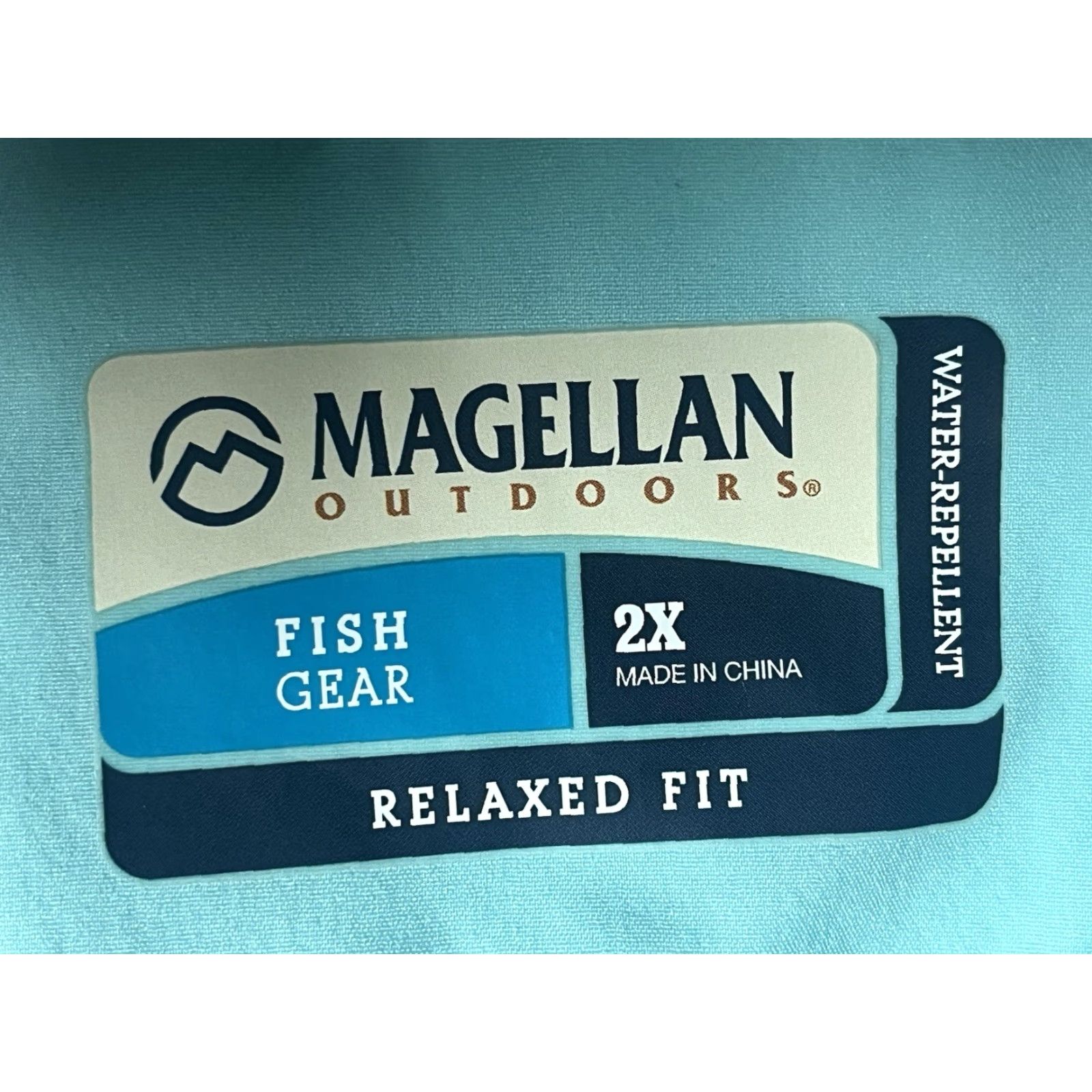 Vintage Magellan Outdoors Jacket Mens 2XL Full Zip Teal Windbreaker Fish Gear Relaxed Size US XXL / EU 58 / 5 - 6 Thumbnail