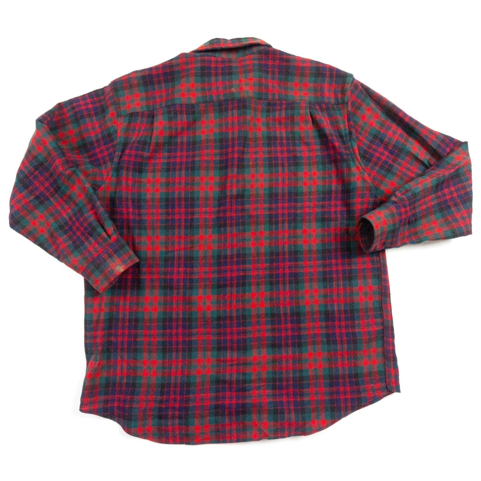 Pendleton VINTAGE Pendleton Flannel Button-Up Shirt Mens Large Red Plaid Wool Outdoors Size US L / EU 52-54 / 3 - 7 Thumbnail