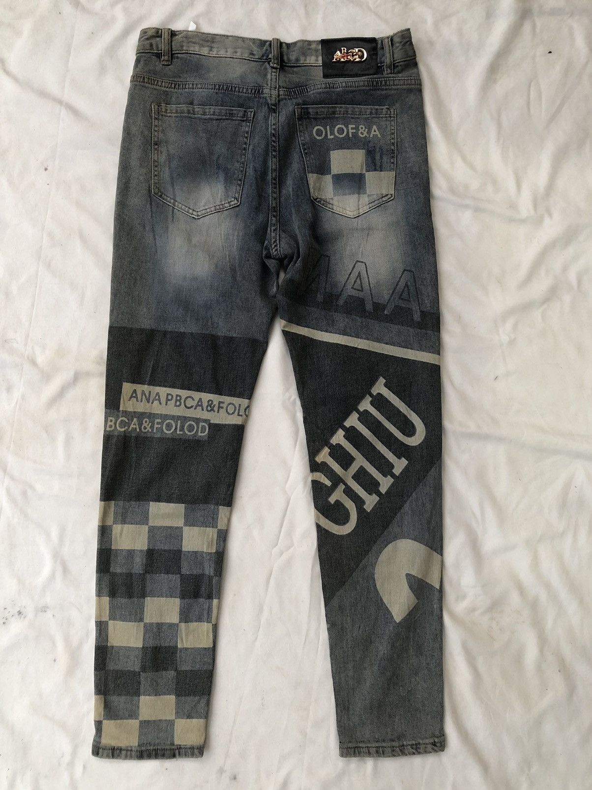 Hysteric Glamour Japanese Poem Artwork Denim Jeans Size US 32 / EU 48 - 2 Thumbnail