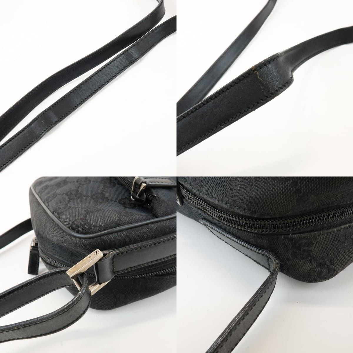 Gucci Gucci GG Supreme Crossbody Bag Black Size ONE SIZE - 4 Thumbnail