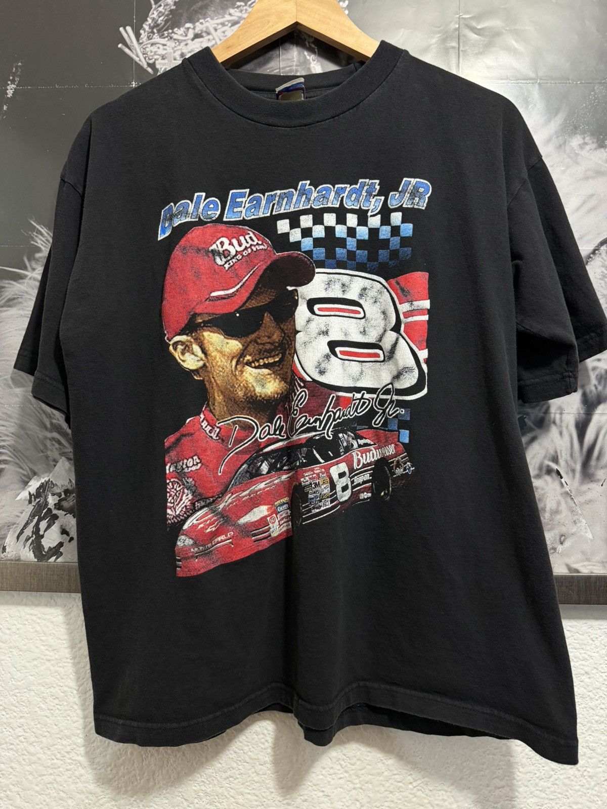 NASCAR DALE EARNHARDT JR VINTAGE SHIRT 1990’s RAP TEE Size US L / EU 52-54 / 3 - 1 Thumbnail