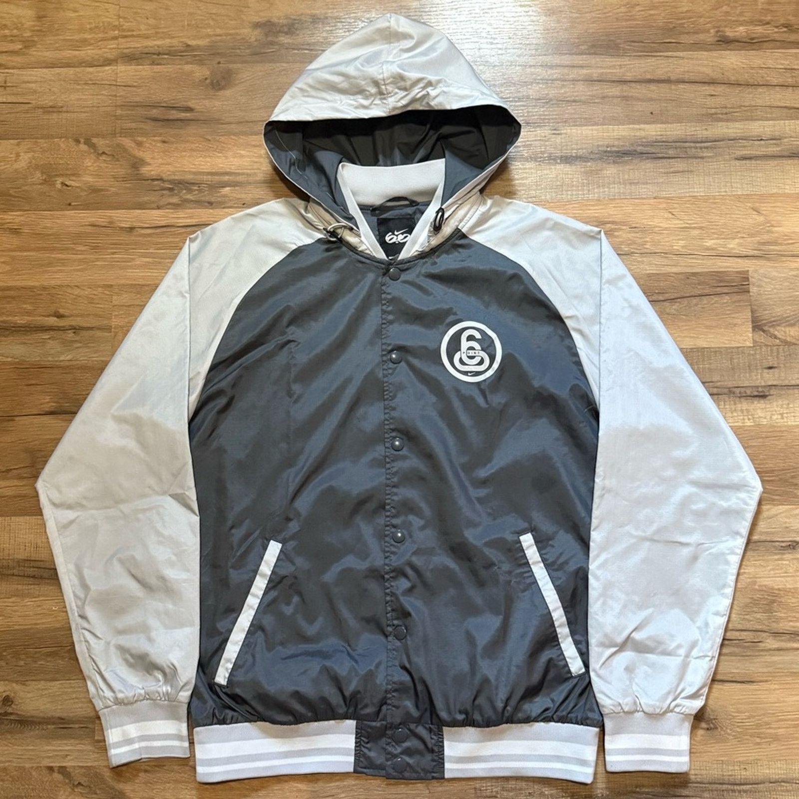 Nike Y2K Nike 6.0 Button Up Windbreaker Bomber Jacket Size US M / EU 48-50 / 2 - 1 Thumbnail