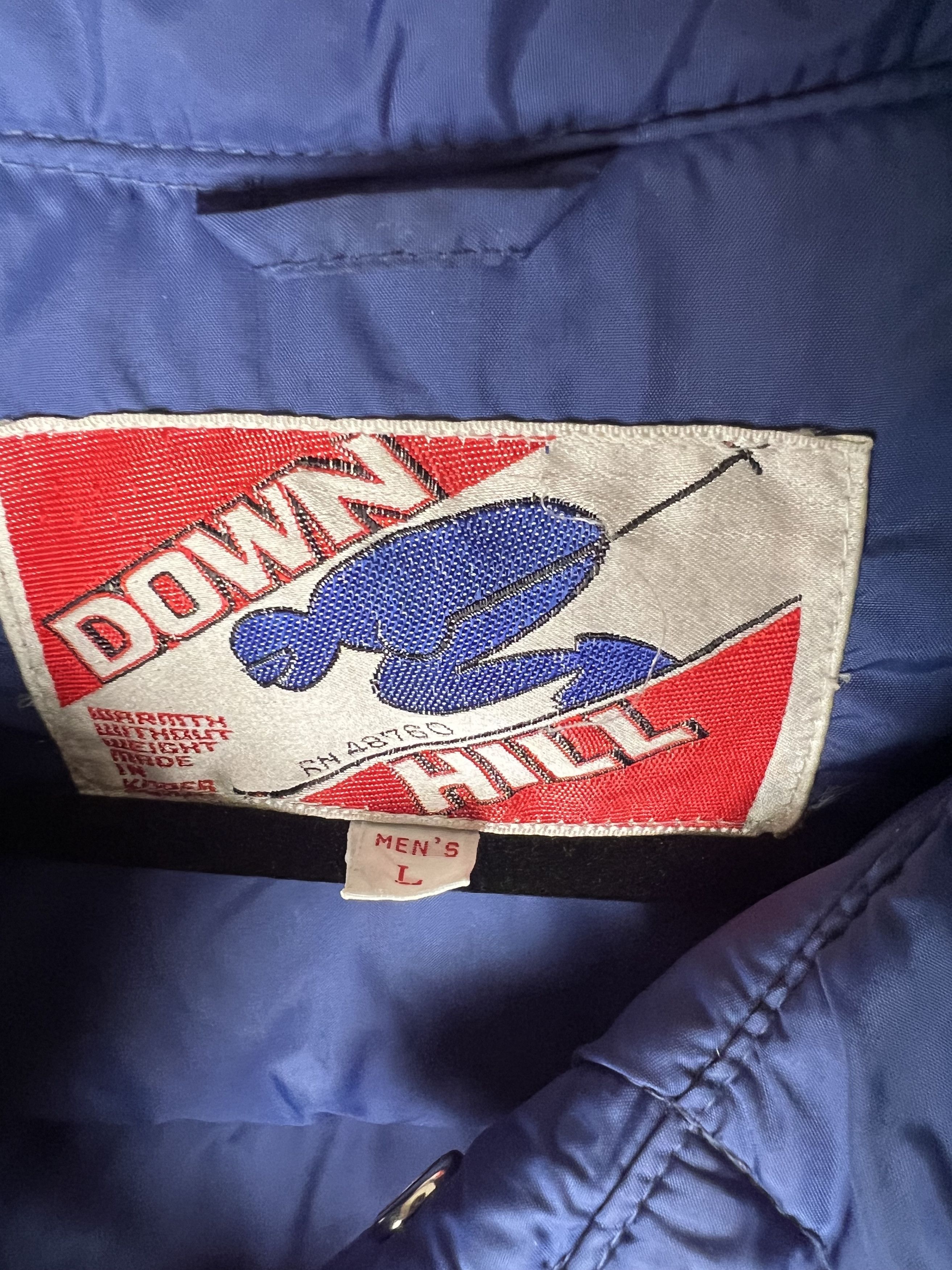 Vintage Vintage 1980's Down Hill Blue Corduroy Western Puffer Vest Size US L / EU 52-54 / 3 - 11 Thumbnail