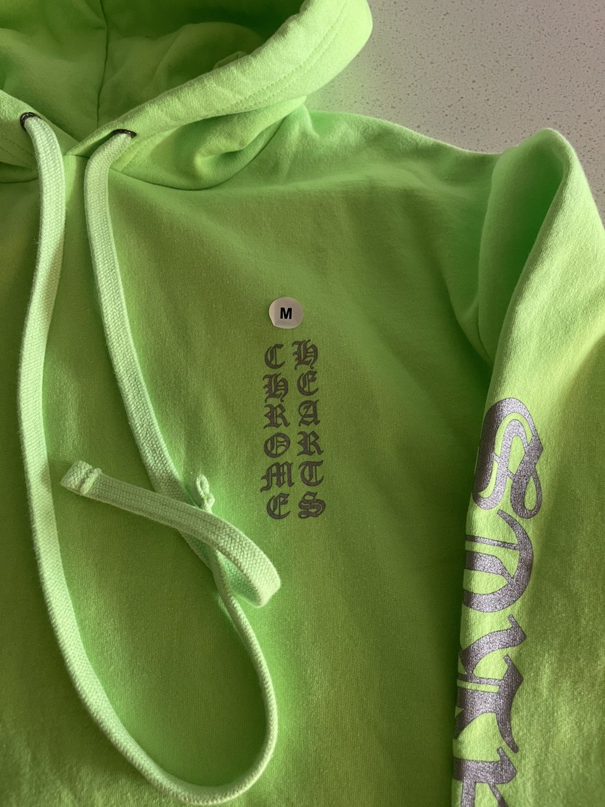 Chrome Hearts Chrome Hearts Vertical Arm Logo Hoodie Size US M / EU 48-50 / 2 - 2 Thumbnail