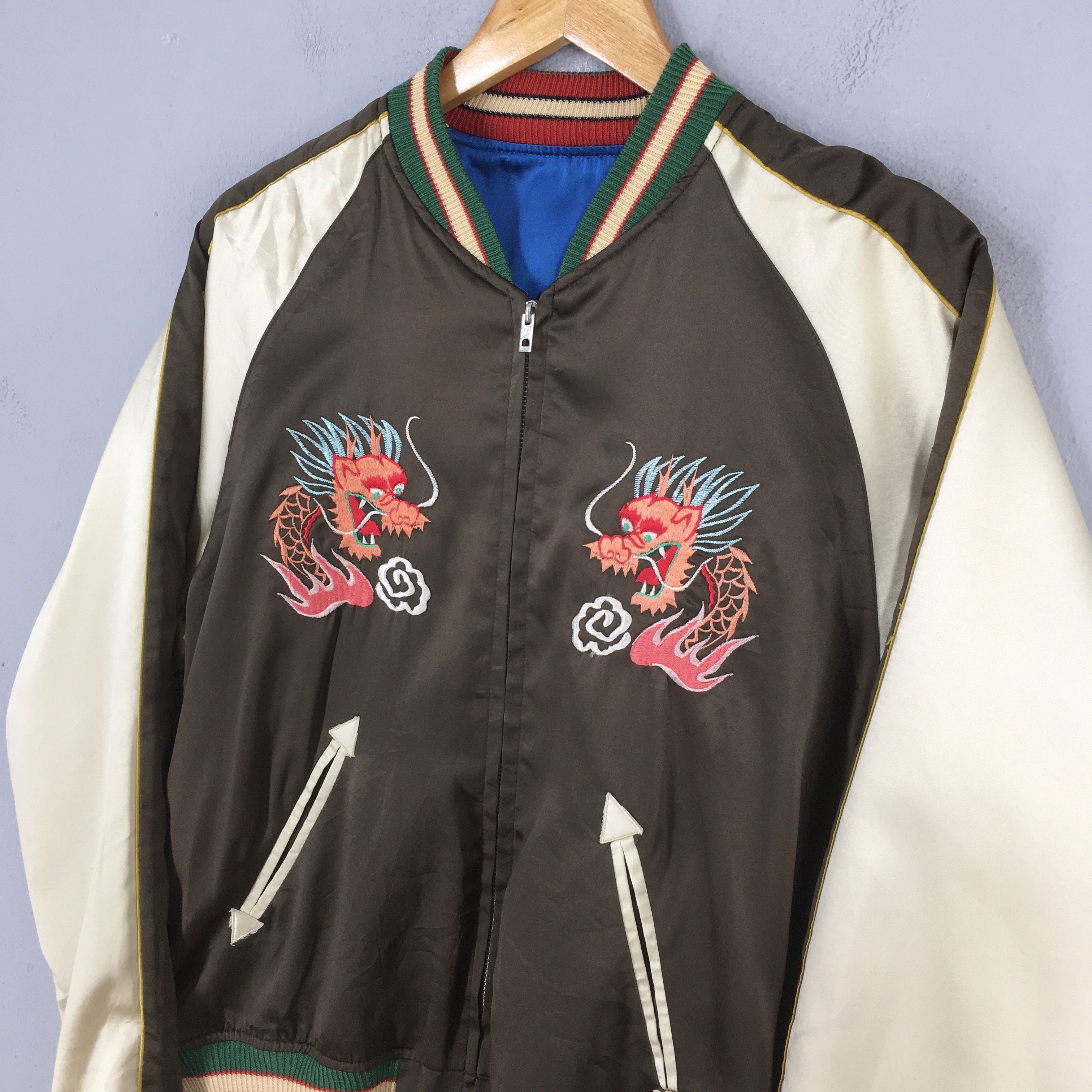 Japanese Brand Vintage Sukajan Japan Phoenix Eagle Tailor Toyo Ent Jacket M Size US M / EU 48-50 / 2 - 10 Thumbnail