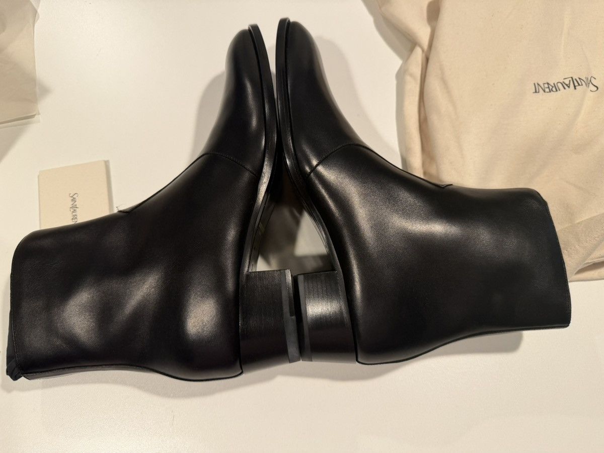 Saint Laurent Paris SAINT LAURENT Leather Chelsea Boots 43.5/10.5 Size US 10.5 / EU 43-44 - 8 Thumbnail