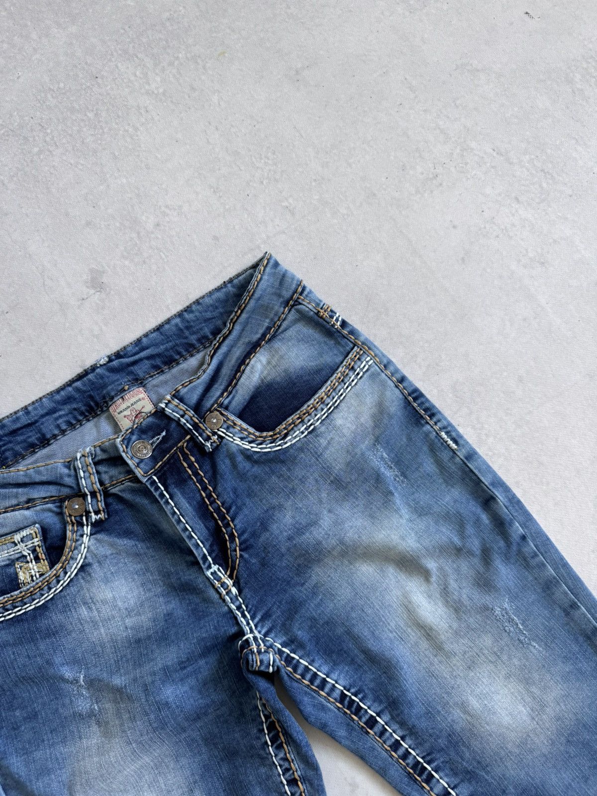 True Religion Vintage True Religion Slim Y2K Denim Unisex U.S.A Shorts Size US 31 - 6 Thumbnail