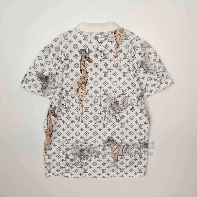 Louis Vuitton Louis Vuitton White Cotton Men's Polo Shirt . Size US S / EU 44-46 / 1 - 2 Thumbnail