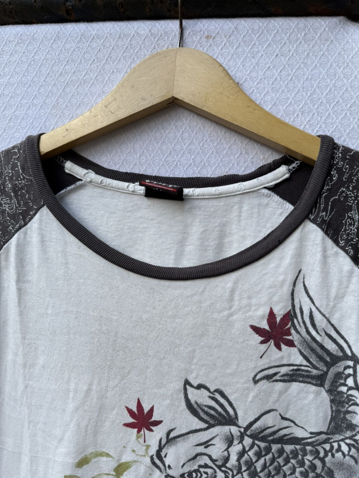 Hysteric Glamour Japanese Sukajan Fish Koi Traditional Shirt Size US L / EU 52-54 / 3 - 6 Thumbnail