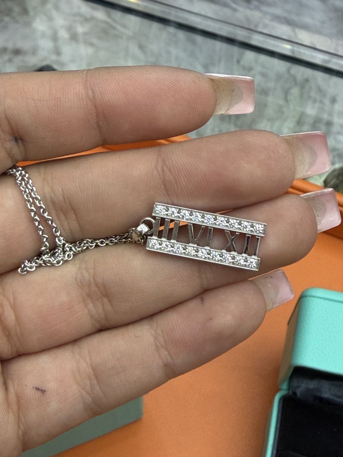Tiffany & Co. Tiffany & Co 18K Diamond Atlas Neckless Size ONE SIZE - 4 Thumbnail