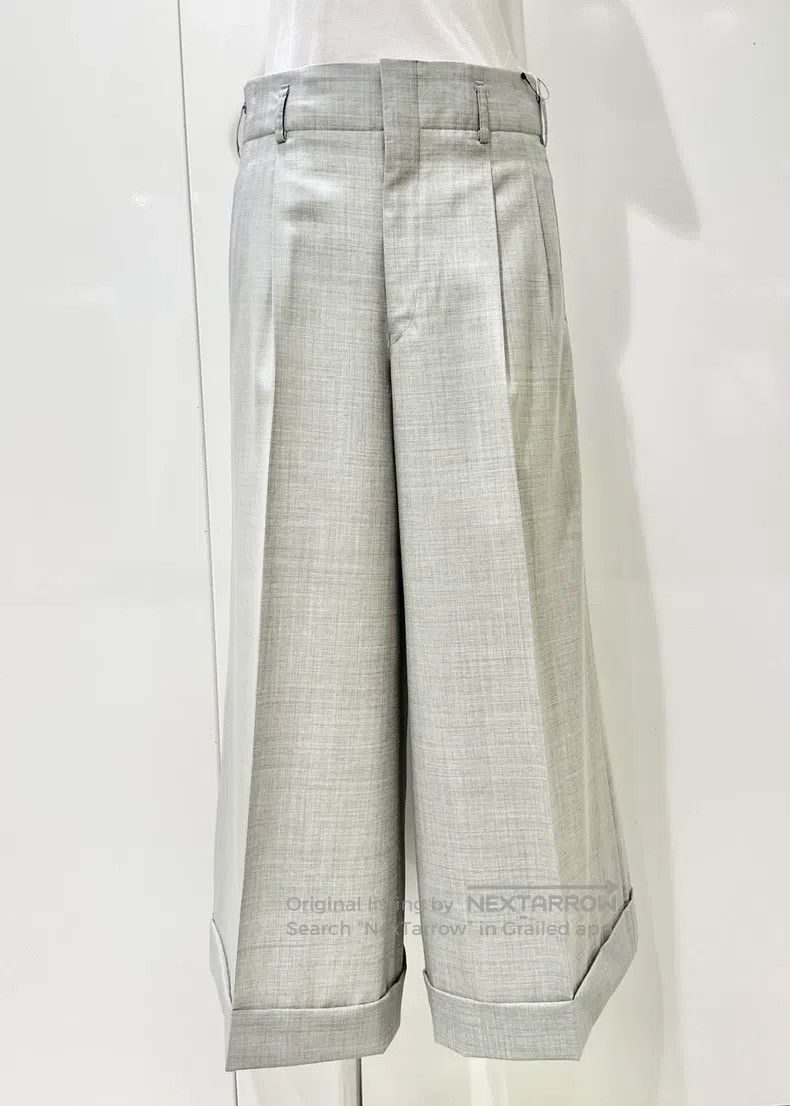 Comme des Garcons Comme Des Garcons size S Light gray wool wide-leg pants Size 24" / US 00 / IT 34 - 5 Thumbnail