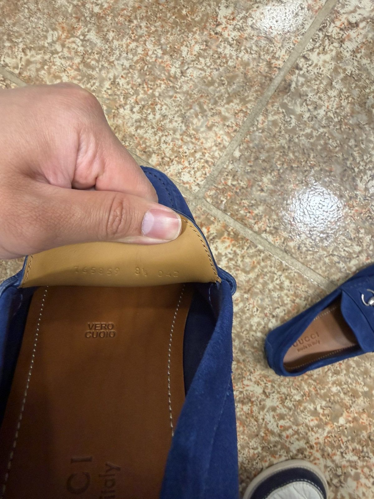 Gucci Gucci blue loafers Size US 8.5 / EU 41-42 - 3 Thumbnail
