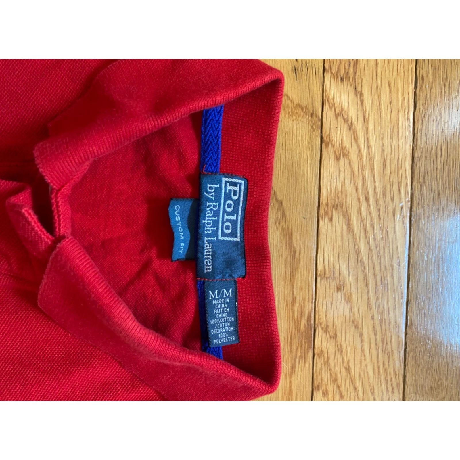 Ralph Lauren VINTAGE Polo Ralph Lauren Knit Shirt Mens M Red Short Sleeve Rugby USA Big Pony #3 Size US M / EU 48-50 / 2 - 4 Thumbnail