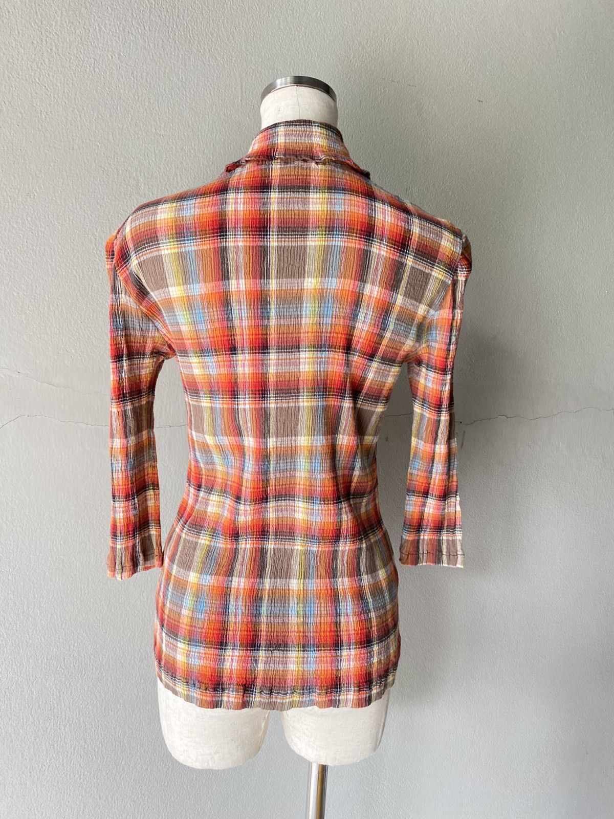 Tsumori Chisato TSUMORI CHISATO Vibrant Orange Statement Shirt. Size XS / US 0-2 / IT 36-38 - 13 Thumbnail