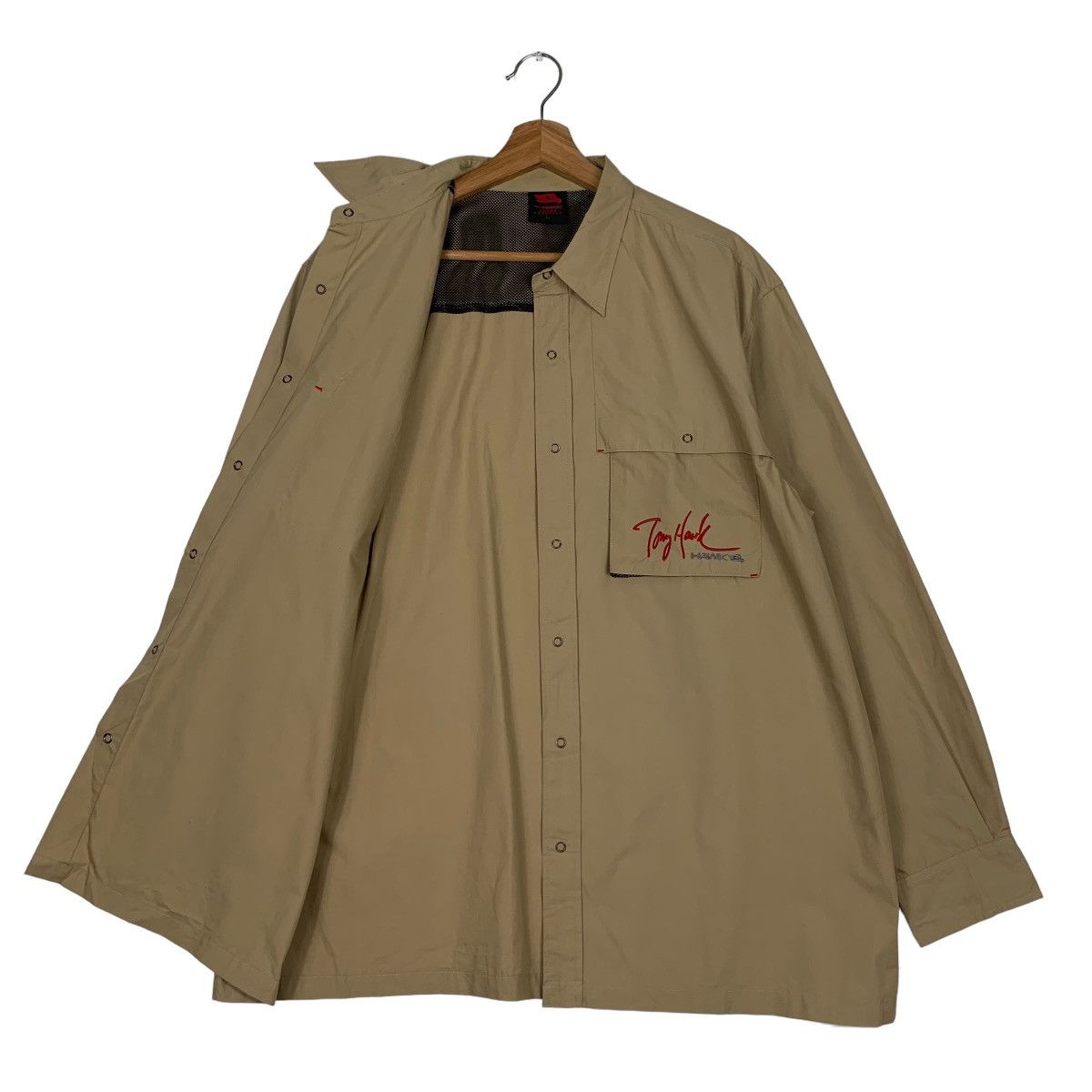 Tony Hawk TONY HOWK Skate Boarding Snap Button Shirt #0243-C11 Size US L / EU 52-54 / 3 - 10 Thumbnail