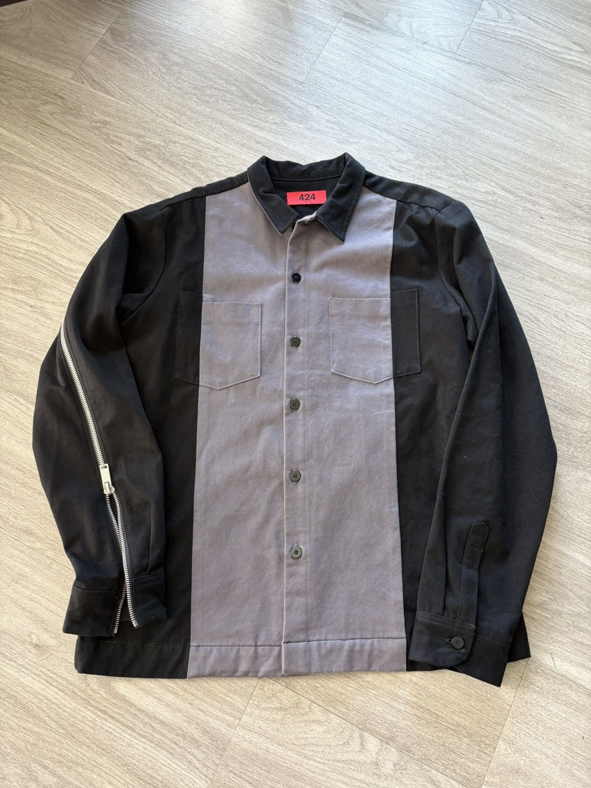 424 424 Two-Tone Work Dog Shirt Jacket Size US L / EU 52-54 / 3 - 1 Thumbnail