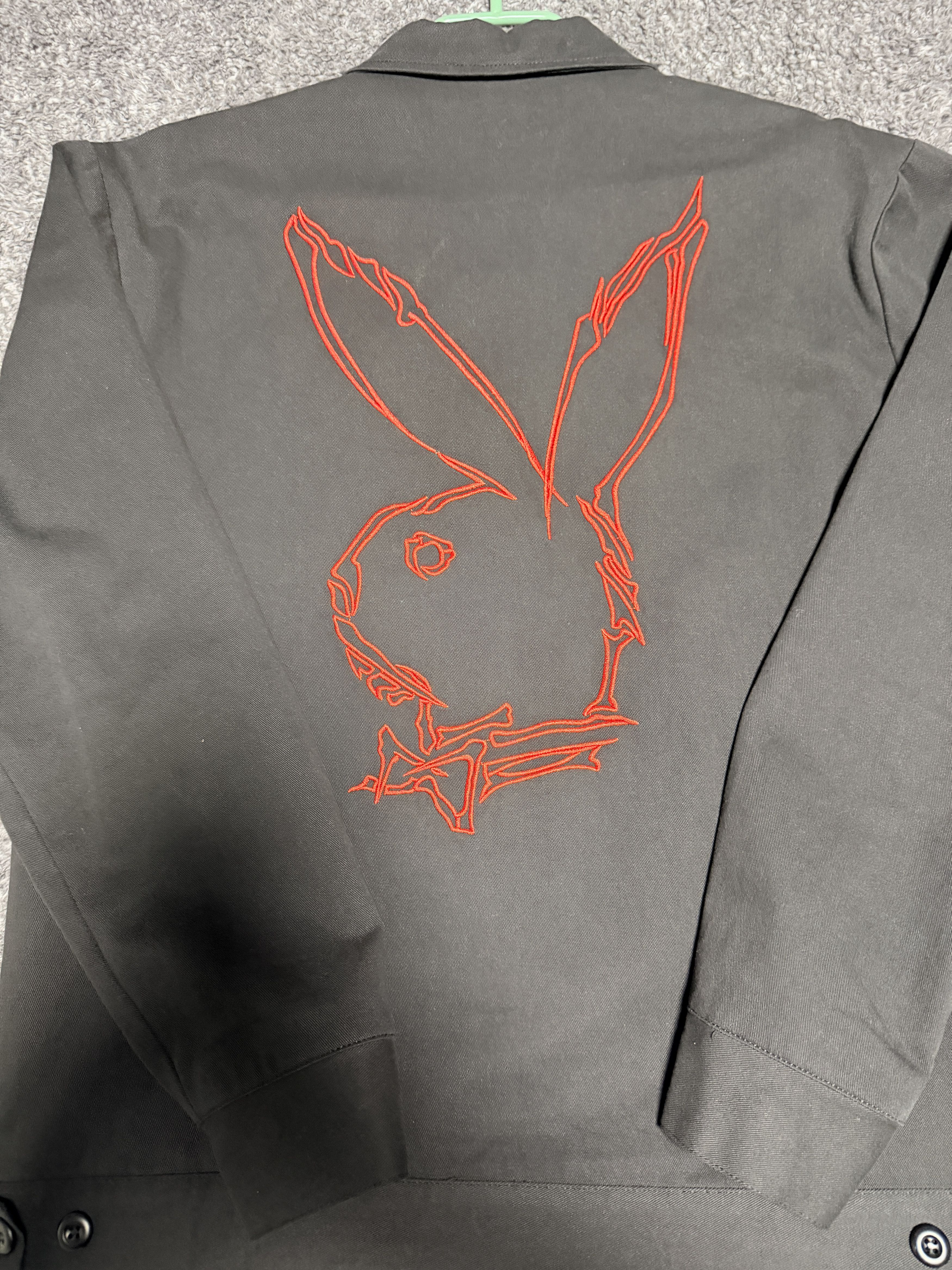 Revenge PLAYBOY BLACK EMBROIDERED WORK JACKET (2020) Size US S / EU 44-46 / 1 - 1 Thumbnail