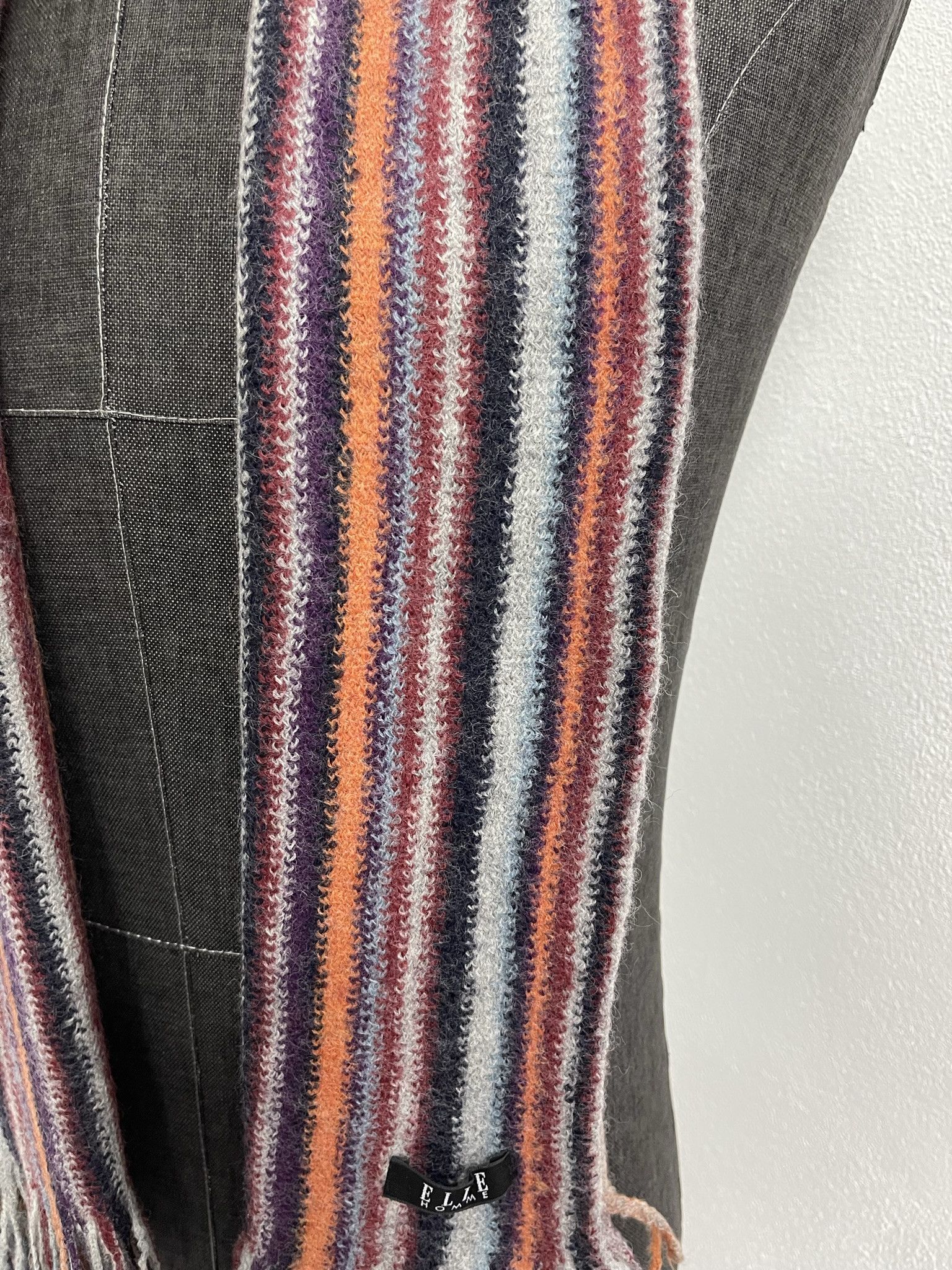 Vintage Vintage Elle Homme Scarf / Muffler - 6014 Size ONE SIZE - 4 Thumbnail