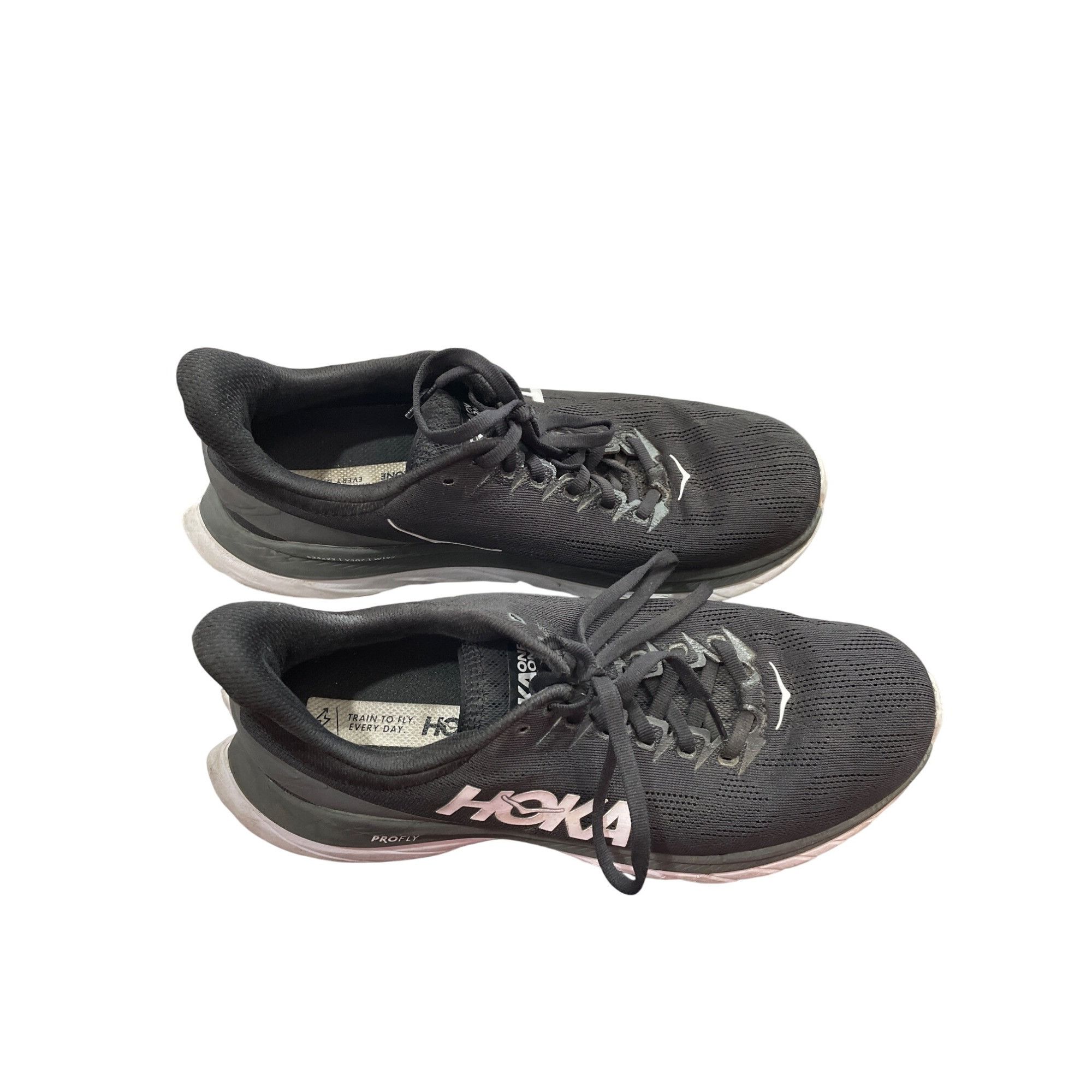 Hoka Hoka Mach 4 Profly Mens black white running shoes Size 9.5B Size US 9.5 / EU 42-43 - 15 Thumbnail
