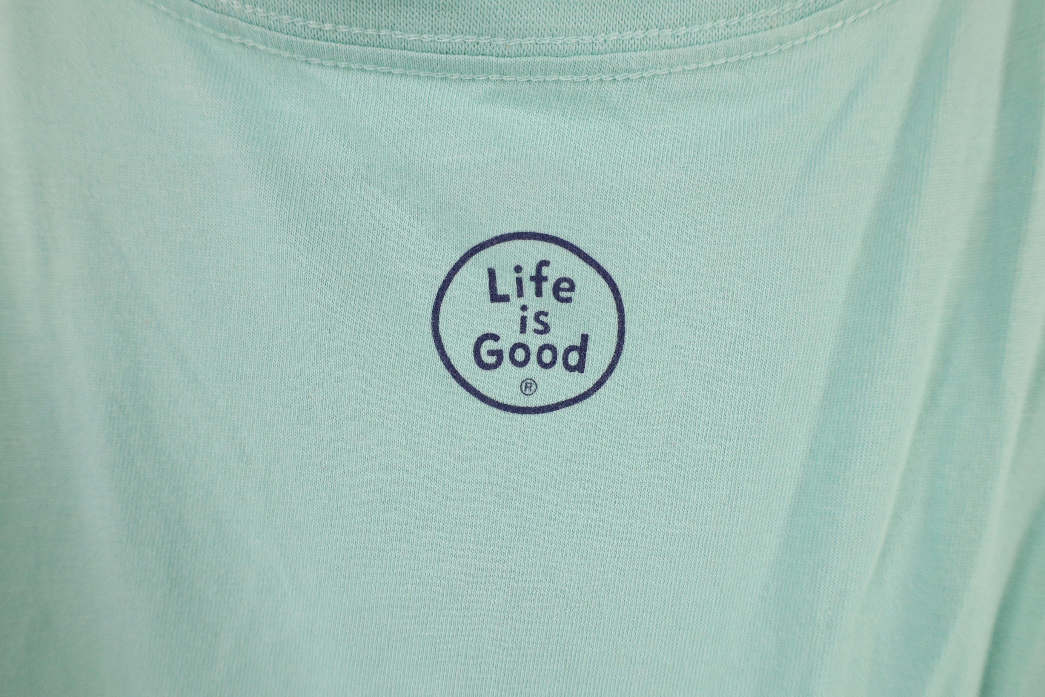 Life is Good × Vintage Life Is Good Distressed Peaceful Flower of Life T-Shirt Size M / US 6-8 / IT 42-44 - 12 Thumbnail