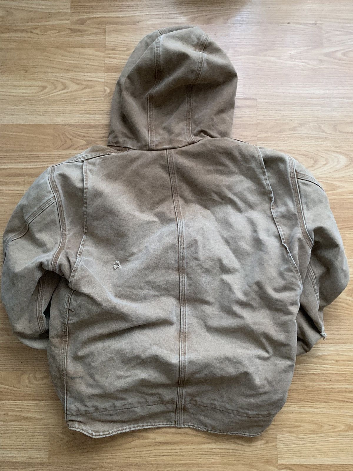 Carhartt Distressed Vintage Carhart Fleece-lined jacked Size US XL / EU 56 / 4 - 4 Thumbnail
