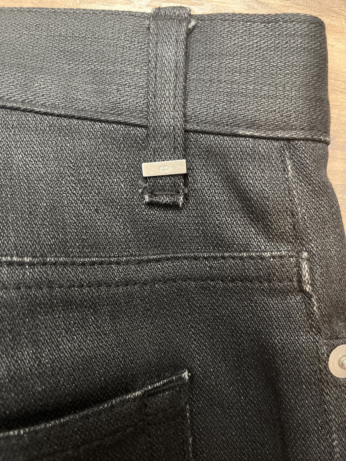 Christian Dior Monsieur Black Waxed Dior denim Size US 30 / EU 46 - 7 Thumbnail