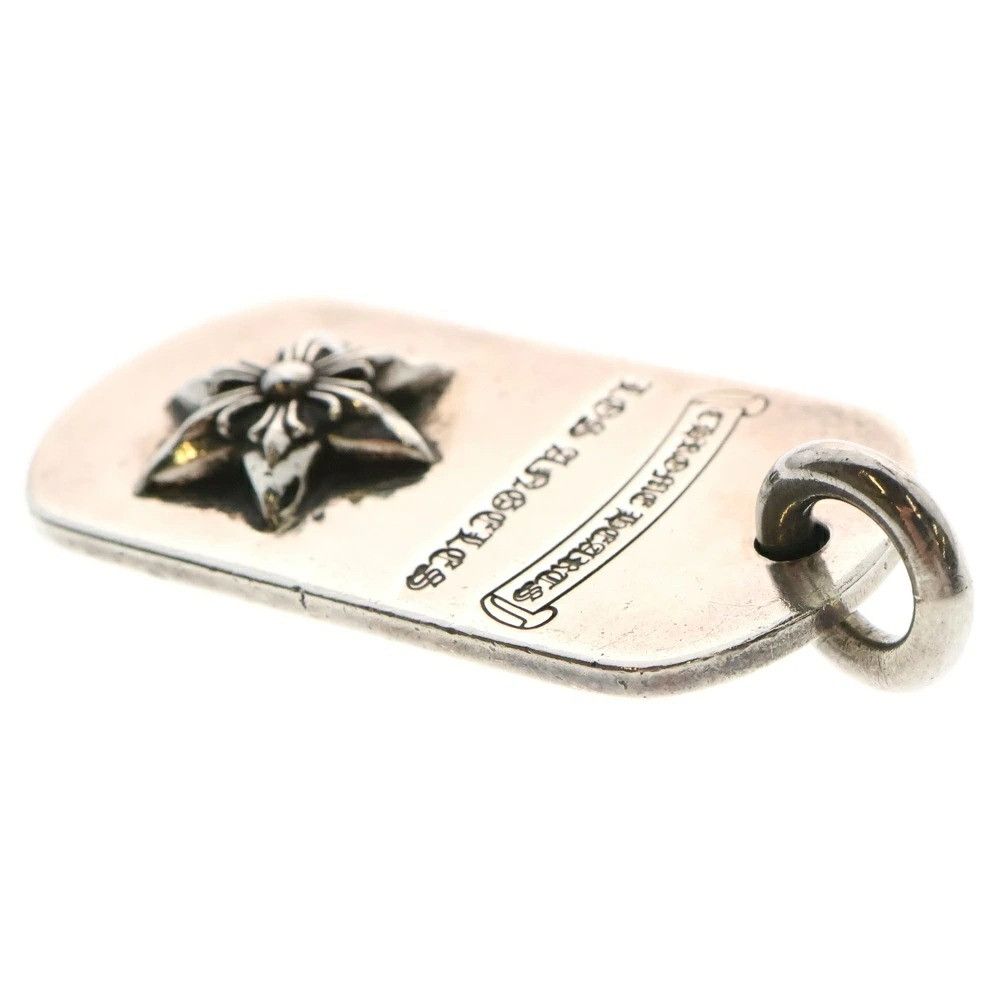 CHROME HEARTS LA RAISED HEART DOG TAG pendant