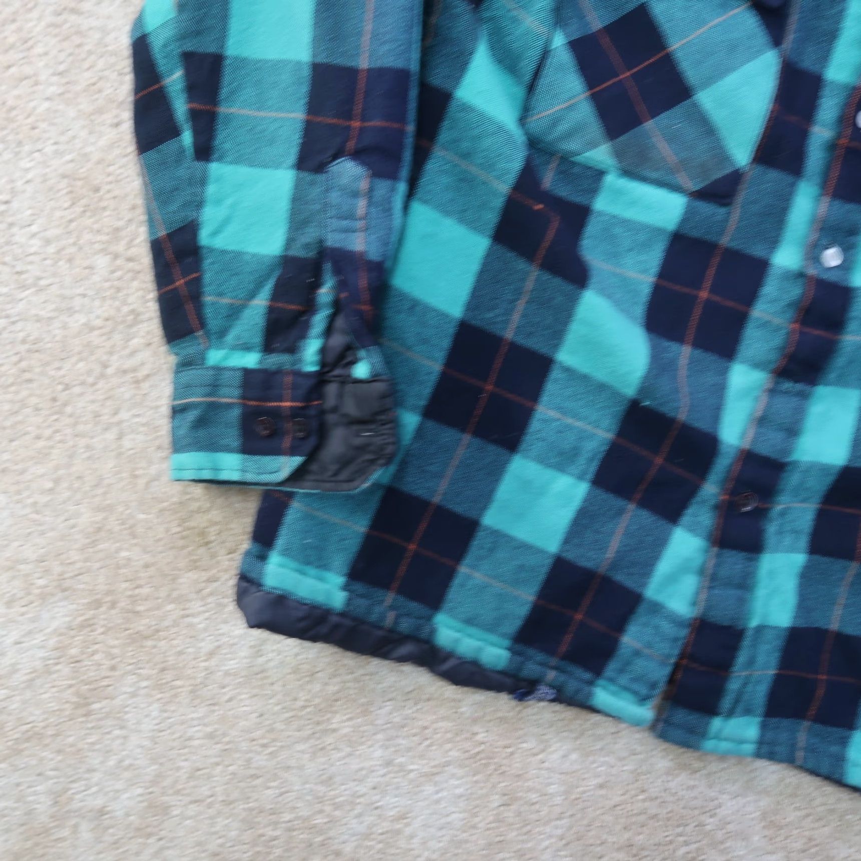 Vintage VINTAGE Thornhill Quilt Lined Flannel Shirt Jacket Men's XL Plaid shacket Size US L / EU 52-54 / 3 - 4 Thumbnail