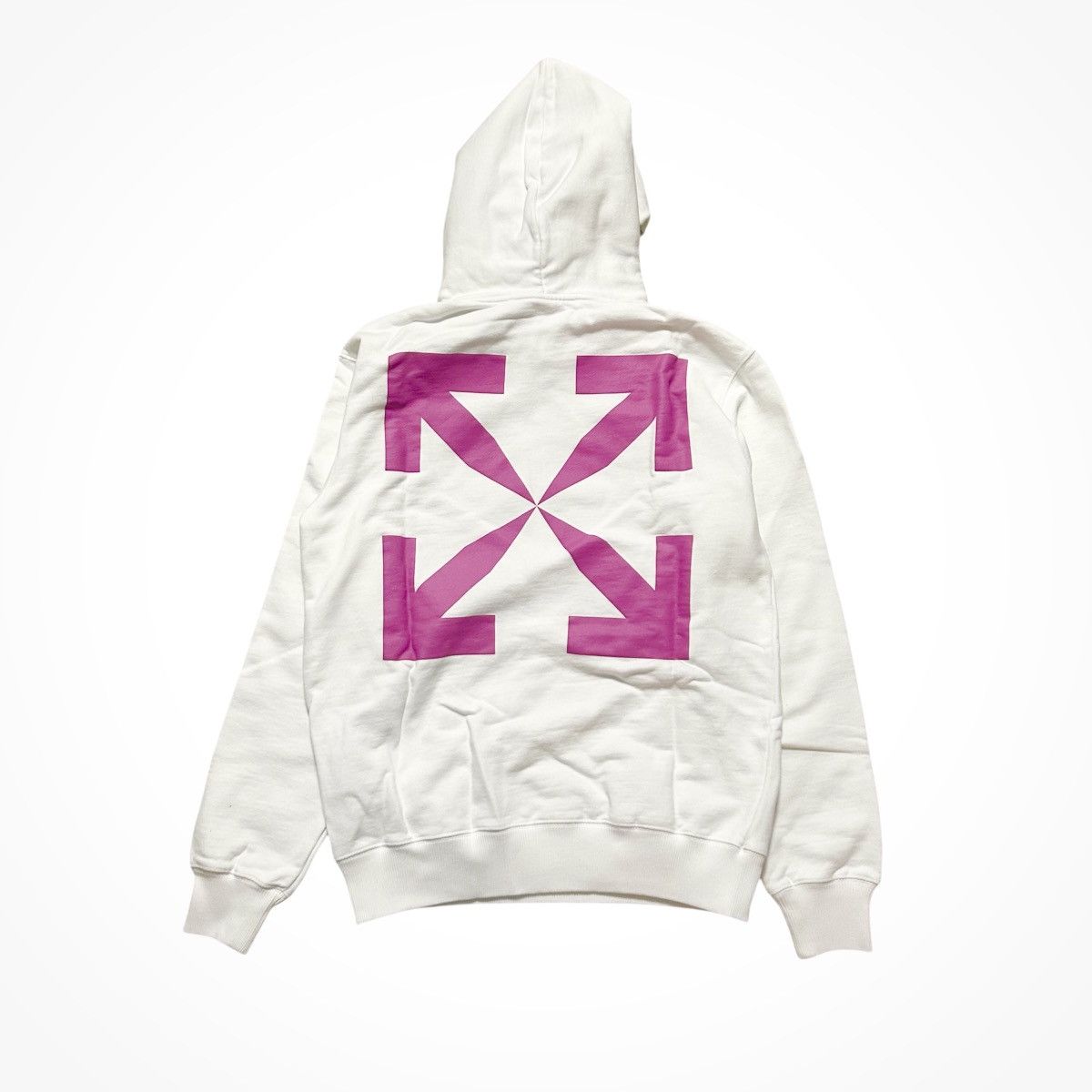 Off-White New Off-White DJ Graphic Arrow Hoodie White Size Medium Size US M / EU 48-50 / 2 - 1 Thumbnail