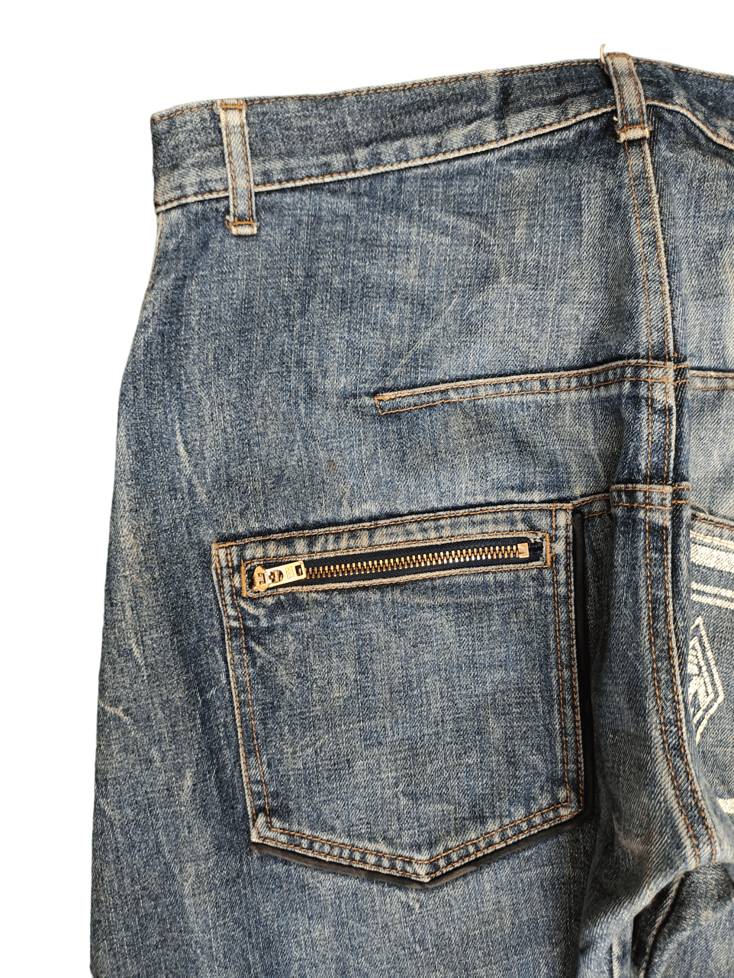 Japanese Brand Elr Japan Navajo Curved Denim Pants Ppfm Undercover Style Size US 34 / EU 50 - 4 Thumbnail