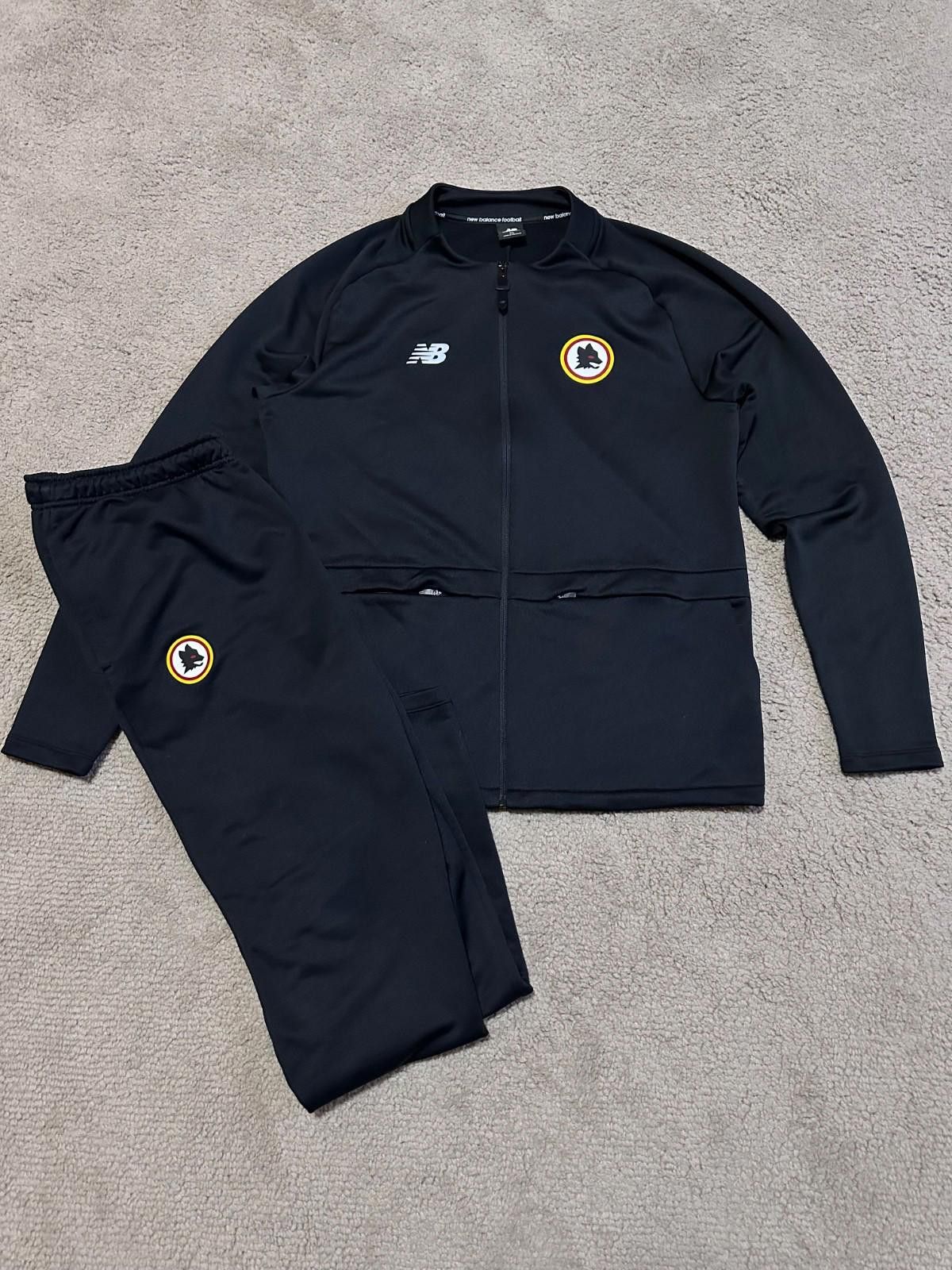 New Balance 2021-22 Roma New Balance Football Soccer Tracksuit Sz XL Size US XL / EU 56 / 4 - 1 Thumbnail