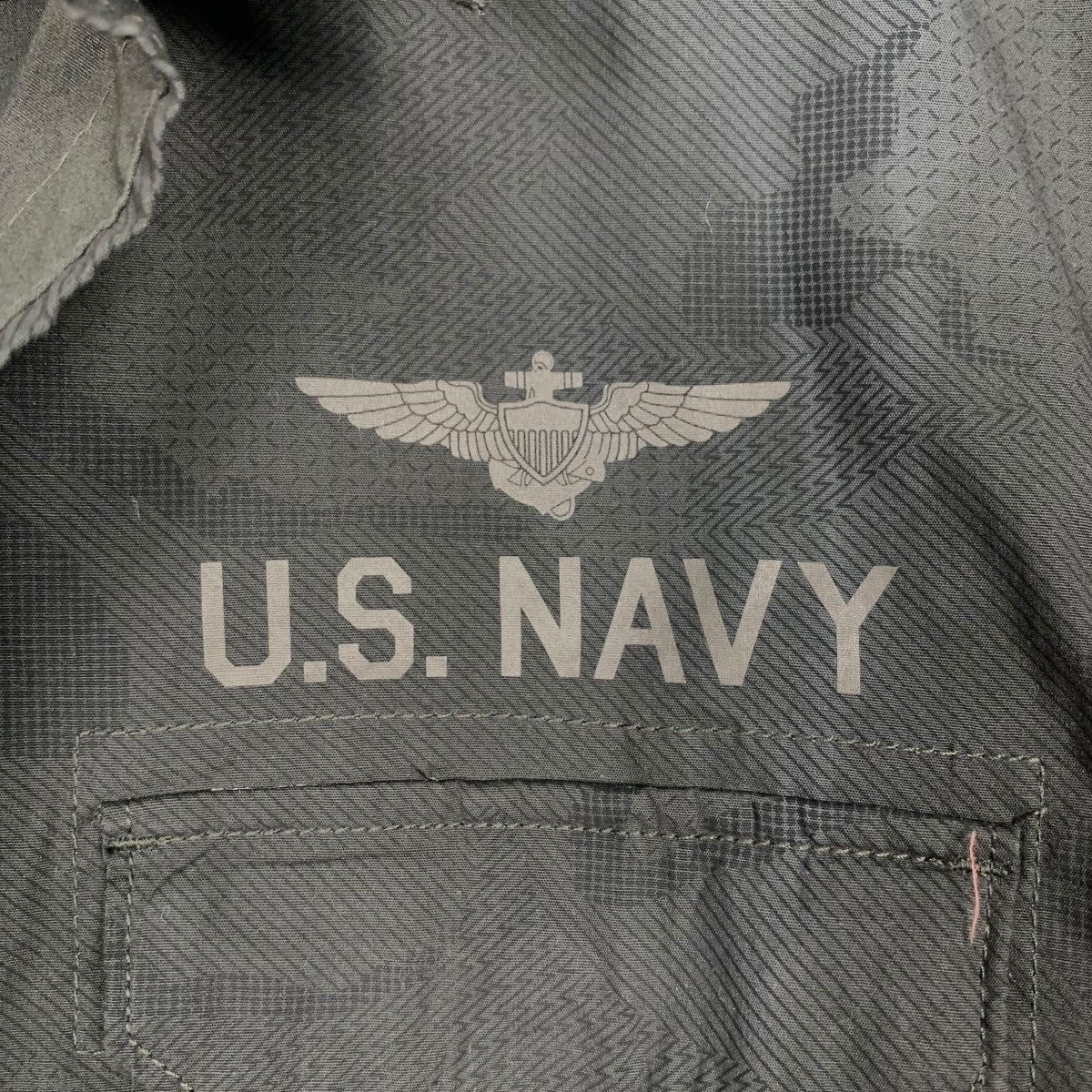 Avirex AVIREX US NAVY Long Sleeve Button Up Shirt #2183-C97 Size US M / EU 48-50 / 2 - 17 Thumbnail