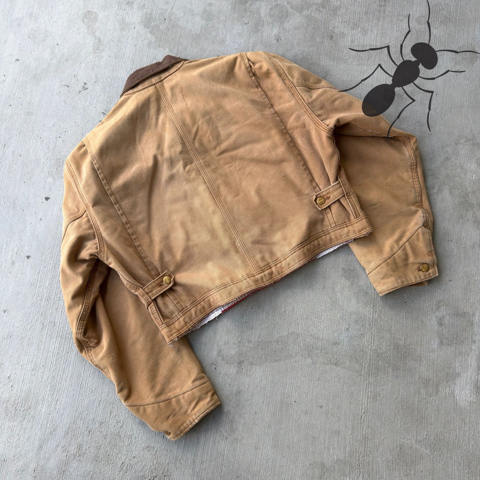 Carhartt × Vintage Carhartt brown cropped Detroit style work wear jacket Size US S / EU 44-46 / 1 - 7 Thumbnail