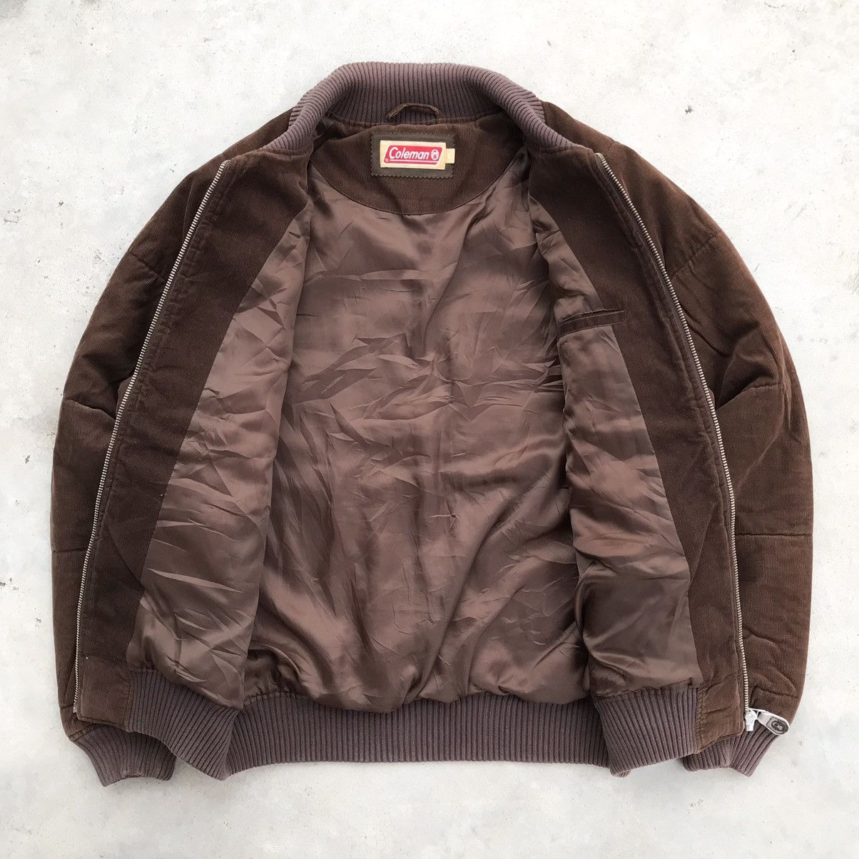 Coleman 2000's Coleman Outdoor Brown Corduroy Bomber Jacket Size US M / EU 48-50 / 2 - 5 Thumbnail