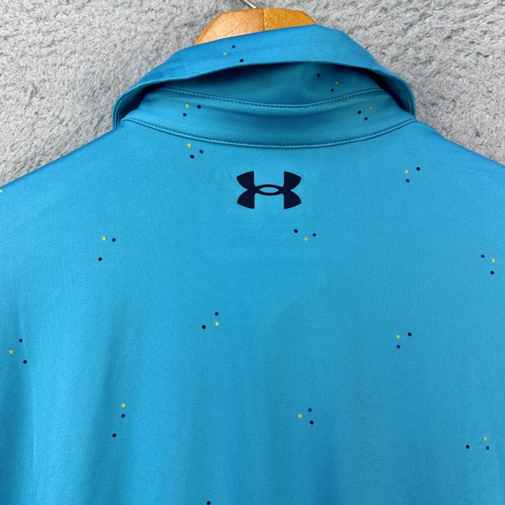 Under Armour Under Armour Polo Shirt Men Large Blue Rugby Short Sleeve Stretch Play Off Size US L / EU 52-54 / 3 - 7 Thumbnail