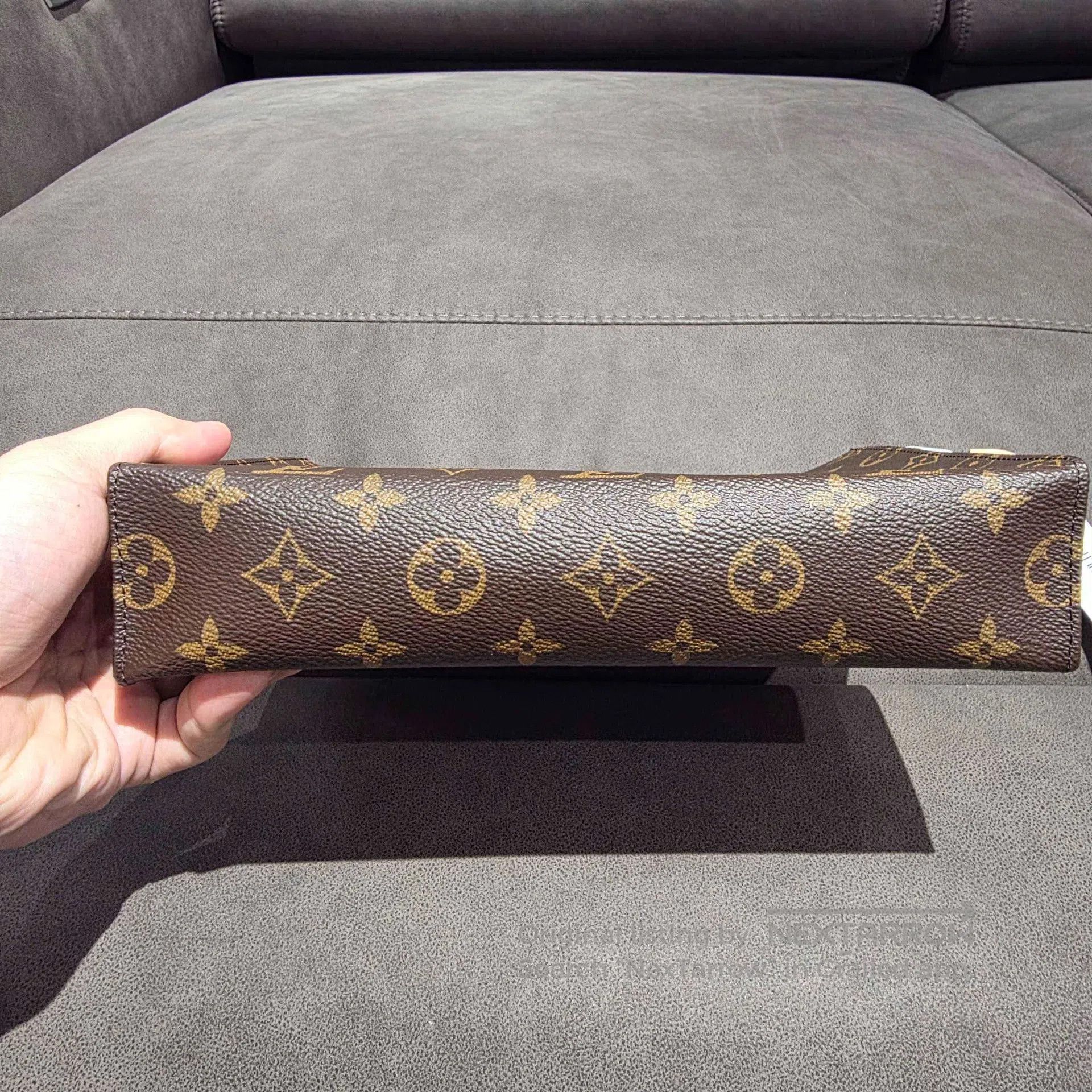 Louis Vuitton Louis Vuitton Brown aged handbag with toiletry compartment Size ONE SIZE - 2 Thumbnail